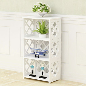 SS ARTS Decorative Home Office Display Shelf Engineered Wood Open Book Shelf