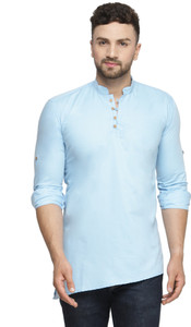ABH Lifestyle Men Solid Asymmetric Kurta