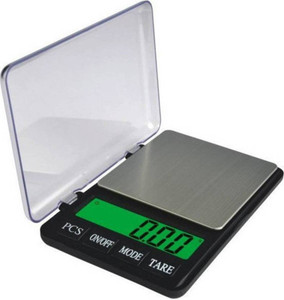 NIBBIN Compact 600gm Weighing Scale . (Black, Silver) 1GM TO 600gm Weighing Scale