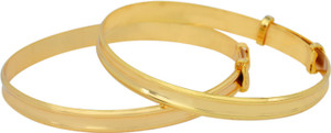 MissMister Brass Gold-plated Kada