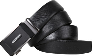 EDIFIER Men Evening, Party, Formal, Casual Black Artificial Leather Belt