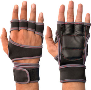 JMO27Deals Weight Lifting Palm And Wrist Support Gym & Fitness Gloves