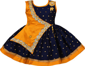Wishkaro Girls Midi/Knee Length Party Dress