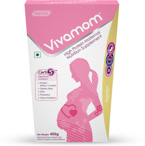Signutra VivamomTM Maternal Nutrition Supplement- Vanilla- 400g BIB प्रोटीन मिश्रण