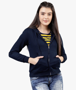 Tokyo Talkies Full Sleeve Solid Women Sweatshirt