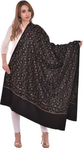 BAISA Pashmina, Wool Embroidered Women Shawl