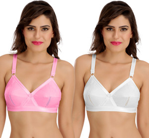 SONA Perfecto Full Coverage Non-Padded Plus Size Cotton Women Minimizer Non Padded Bra