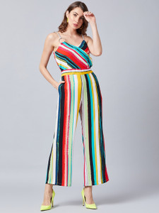 ATHENA Striped Women Jumpsuit