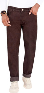M.R. FASHION Men Brown Jeans