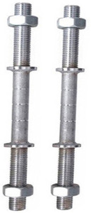 GRIFFIN 2 pcs DUMBBELL ROD Multi-training Bar (Silver) Full Steel Weight Lifting Bar
