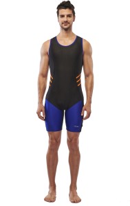 Lycot Wrestling Costume (Singlet) Men Compression Solid Men Swimsuit