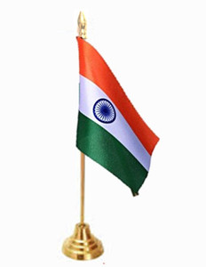UNIQ India Rectangle Table Miniature Flag