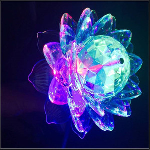 WunderVoX Lotus Stage Light 360 Degree LED Magic Light Auto Rotating ...