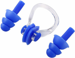 Mphonix Waterproof Soft Silicone Swimming Earplugs Ear Plugs and Nose Clip Set Ear Plug & Nose Clip