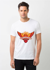 HamsaMART Printed Couple Round Neck White T-Shirt