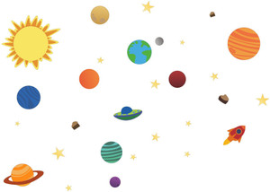 Solar System Rangoli DECOR KAFE 61 cm