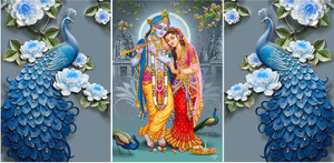 RANGOLI 3D MDF 1332 Digital Reprint 18 inch x 12 inch Painting