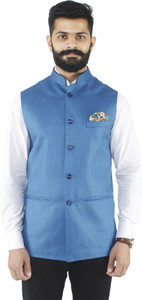 Amogue Sleeveless Solid Men Jacket