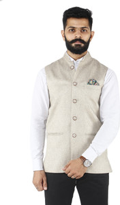 Amogue Sleeveless Solid Men Jacket
