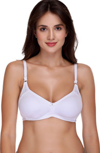 SONA M1005 Women's Cotton Rich Solid Non-Padded Full Cup Wire Free T-Shirt Bra Women T-Shirt Non Padded Bra