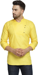 ABH Lifestyle Men Solid Straight Kurta