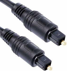 Hybite Fiber Optical Cable 1.5 m Digital Optical Audio Cable Toslink SPDIF Coaxial Cable