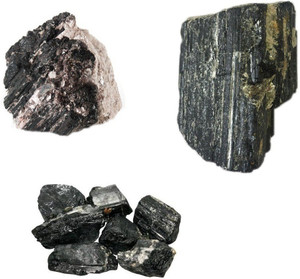 Jewelswonder 100 %Original&Natural Black Tourmaline Raw Rough 400g Pack JGL Lab Certified Decorative Showpiece  -  2 cm
