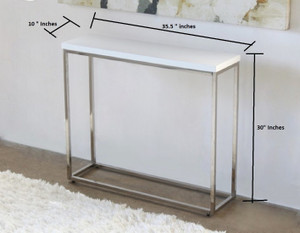 DG DEXAGLOBAL Engineered Wood Console Table