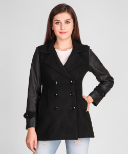 Avirate Cotton Blend Solid Coat