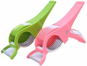 KITCHEN INDIA Vegetable Cutter/Vegetable Chopper/Bhindi Cutter Slicer ...