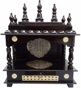 monika art Solid Wood Home Temple