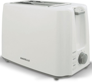 HAVELLS CRISP PLUS 2 SLICE WHITE_ 750 W Pop Up Toaster