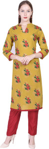 Faunashaw Women Kurta Pant Set