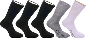 Footprints Organic Cotton Men Solid Calf Length