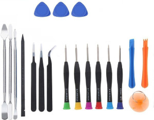 WOWSOME Screwdriver Set For Mobiles phones, tablet PDA, Watch Repairing Tools Kit with Esd Tweezer and Steel Pry Bar Precision Screwdriver Set