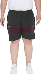 bigbanana Solid Men Black Regular Shorts