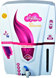 Aqua Fresh white c ALAKALINE Mineral+ro+uv+uf+tds 15 L 12 L RO + UV + UF + TDS Water Purifier