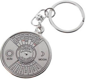 Aryshaa Compass 50 Year Calendar Key Chain - Image 3