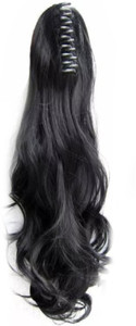 Rizi Synthetic Wavy Hair Clutcher Extension Accessories for Girls Women 20 Inch Braid Extension