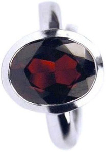 Jewelswonder 100 % Original & Natural Garnet / Gomedh With JGL Lab Certified Stone Garnet Ring