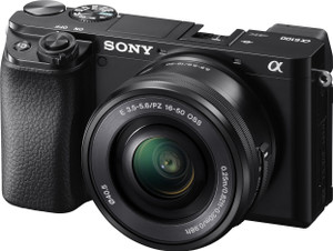 SONY Alpha ILCE-6100L APS-C Mirrorless Camera with 16-50 mm Power Zoom Lens Featuring Eye AF and 4K movie recording