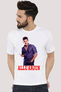 Deccan Store Printed Men Round Neck White T-Shirt