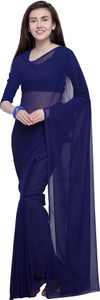 Payal Sarees Solid/Plain Daily Wear Georgette Saree