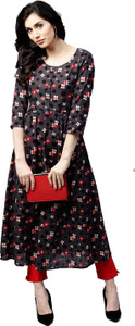 Meera Fab Women Printed Anarkali Kurta