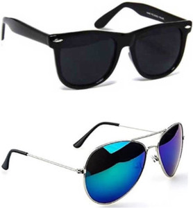 I Flash Wayfarer, Aviator Sunglasses