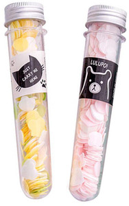 ESAANVIKA Travel Hand Flower Soap Soft Paper Soap In Flower Design Tube Shape Bottle