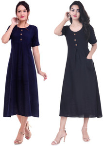 THE PEPINO Women Solid Pathani Kurta