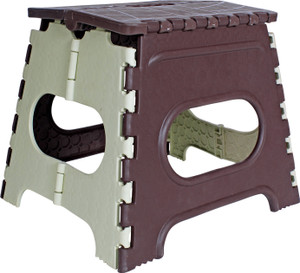 LACOPINE 12 Inch Lightweight Plastic Folding Step Stool Living & Bedroom Stool