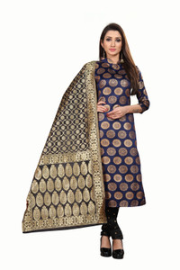 ANAND Jacquard Embellished Salwar Suit Material