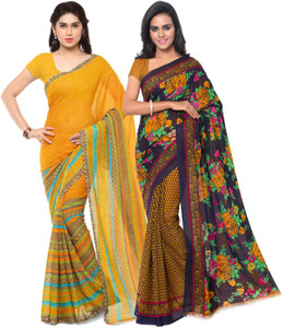 Anand Sarees Printed Daily Wear Georgette Saree